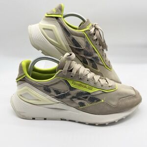 Reebok‎ Classic Legacy AZ Running Shoes, Women's Tan Lime Sz 9.5